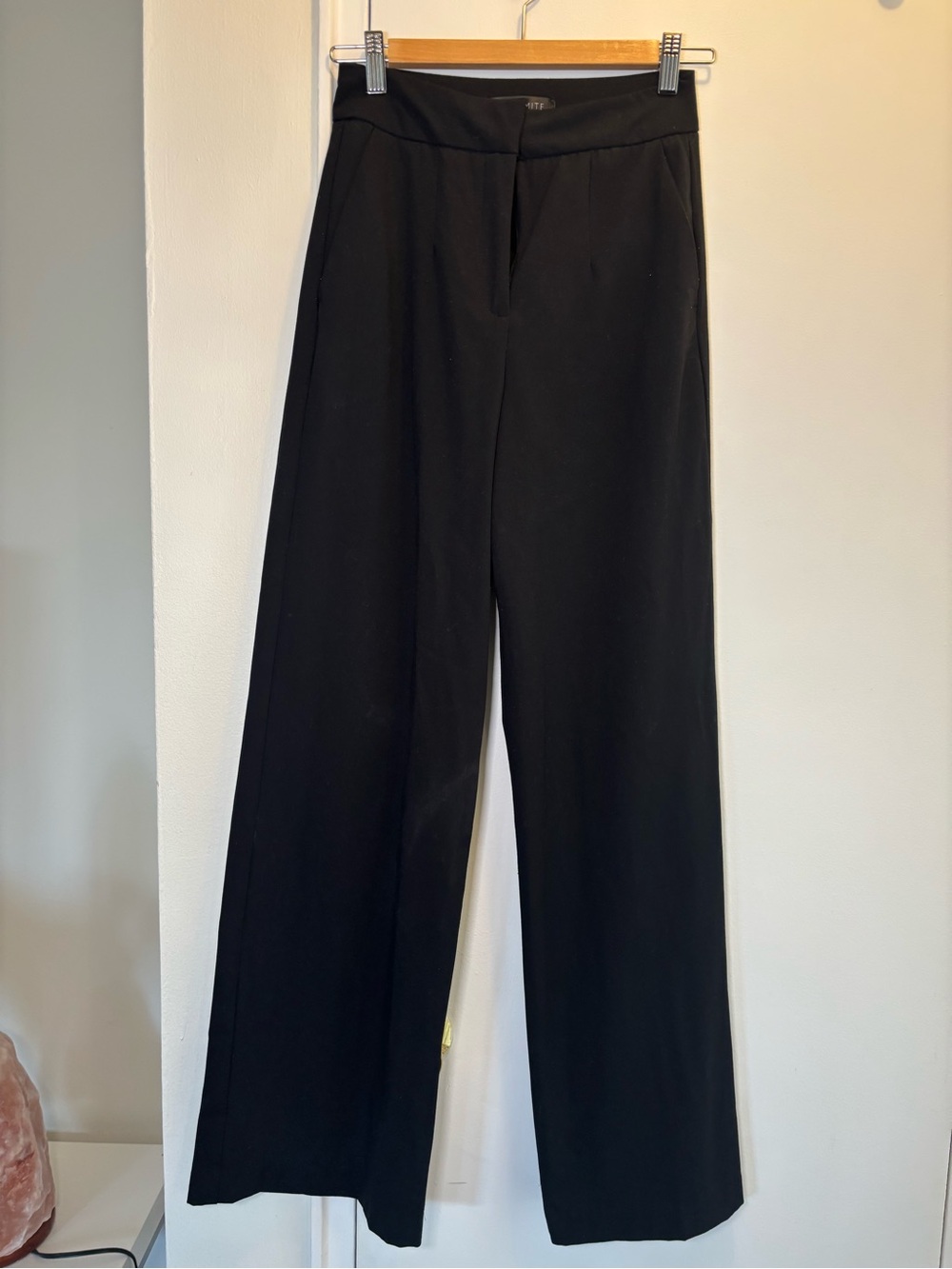 Dynamite Black Wide-Leg Trousers